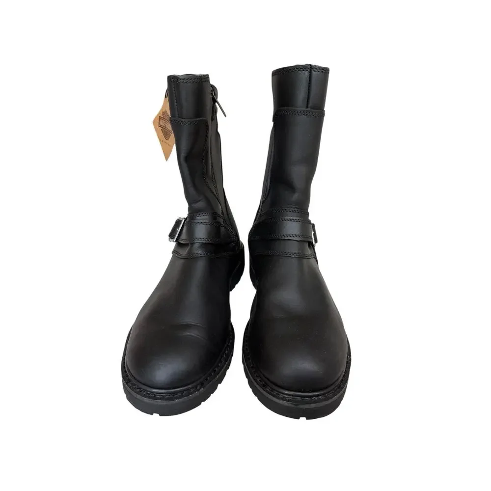 Harley Davidson Men's Black Booker Motorcycle Boot Size 13 M